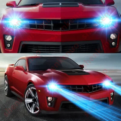 For Chevy Camaro 2010-2013 - 2PC 8000K LED Headlight Bulb High / Low Beam GJ - Image 1 of 4