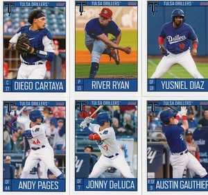 2023 Tulsa Drillers Choice Minor League Single Cards AA LA Dodgers - You Pick! - Picture 1 of 37