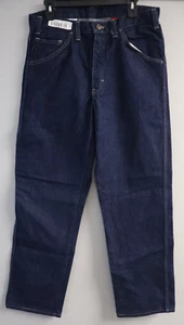 Mens Dickies FR Blue Jeans Size 32x32 4981DN Workwear Cotton Denim - Picture 1 of 11