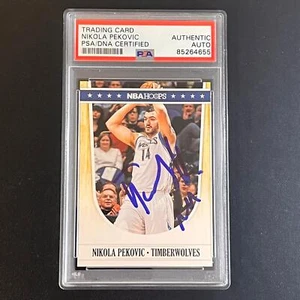 2012-13 Panini NBA Hoops #139 Nikola Pekovic Signed Card AUTO PSA Slabbed Timber - Picture 1 of 2