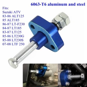 Blue CNC Aluminum Cam Chain Manual Tensioners For Suzuki DR 200SE 1996-2009 ATV - Picture 1 of 8