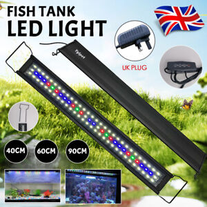 Full Spectrum Aquarium LED Light Lighting Aqua Plant Fish Tank Lamp 40/60/90CM