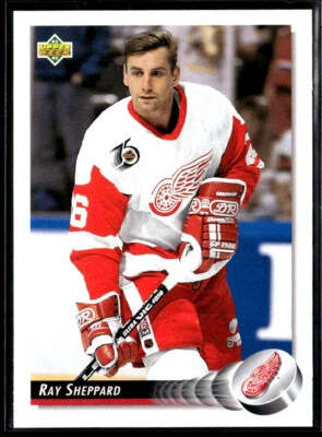 1992-93 Upper Deck #296 Ray Sheppard Detroit Red Wings - Image 1 of 2