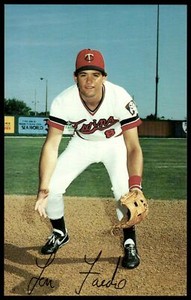 1982 Minnesota Twins Postcards Lenny Faedo #NNO