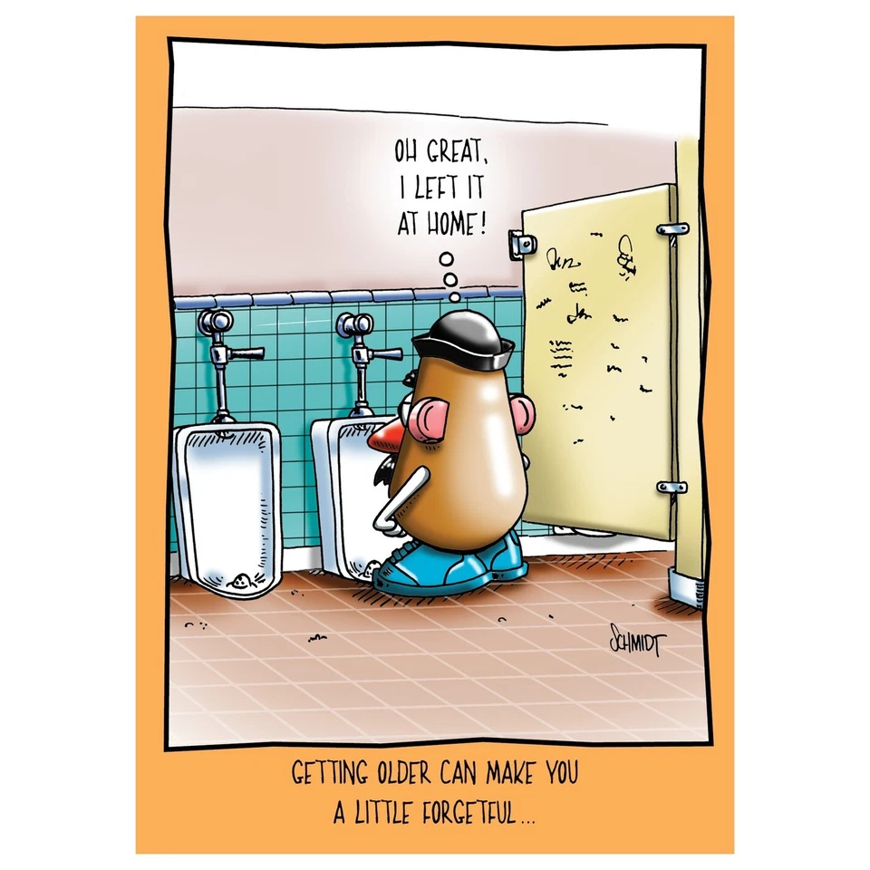 5x7 Card/ Funny Humor Detachable Parts | Hilarious Birthday Over The Hill RB - Image 1 of 2