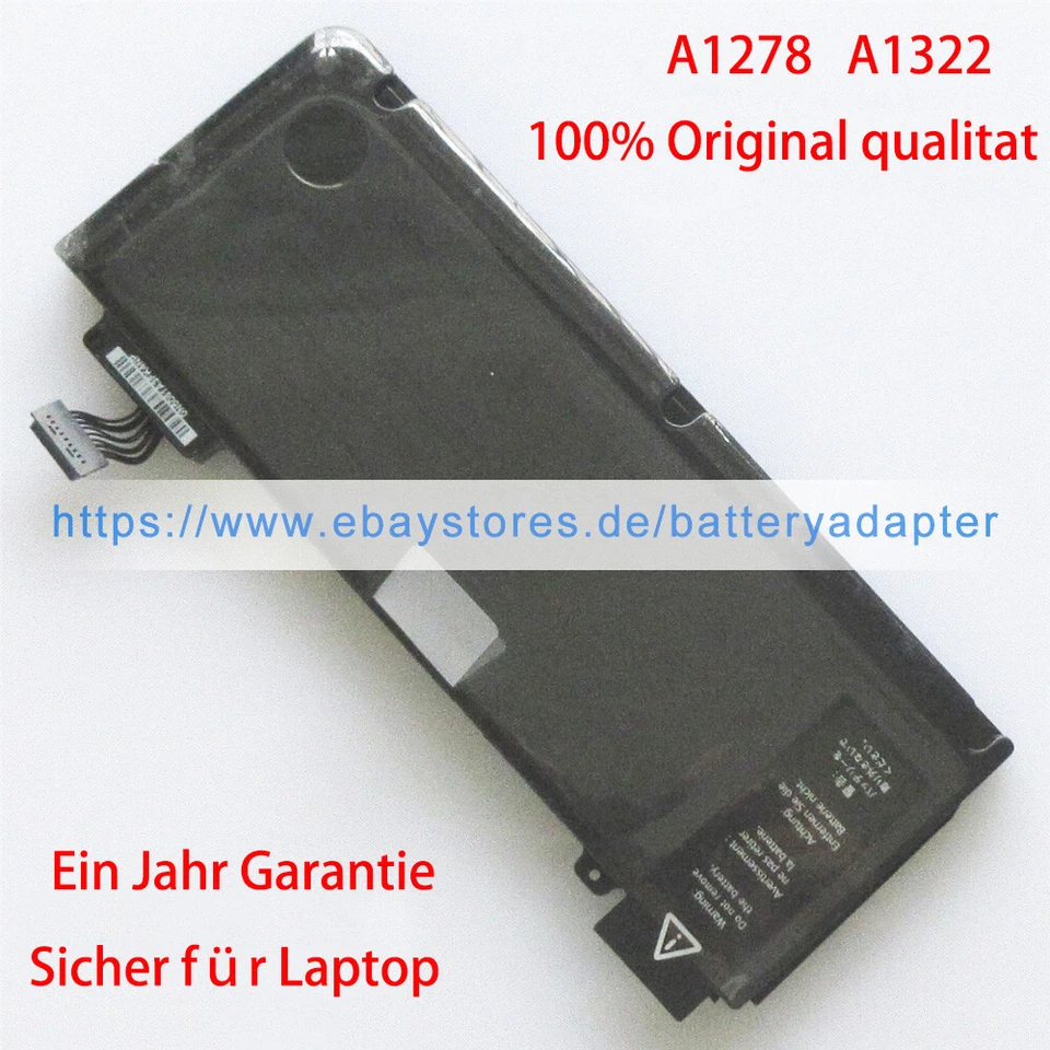 Original neu A1278 A1322 Akku Batterie für APPLE Pro 3-inch 13" Pro MD31 laptop - Bild 1 von 4