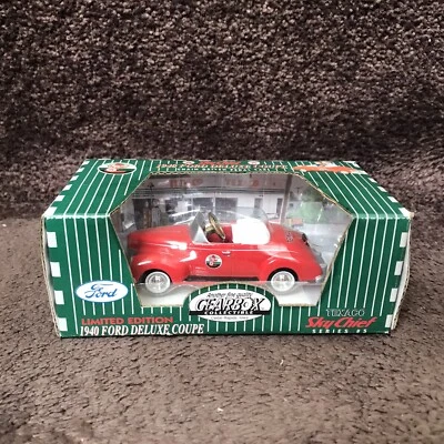 NEW GEARBOX 1940 FORD DELUXE COUPE TEXACO STAR CHIEF PEDAL CAR RED SERIES #5 - Image 1 of 4