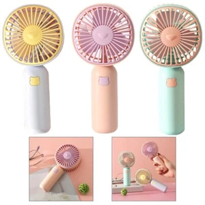 Handheld Mini Fan USB Cartoon Portable Portable Pocket Charging Outdoor Fan New - Picture 1 of 30