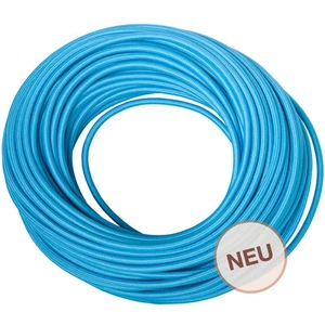 Textilkabel 3-adrig Lampenkabel Blau Türkis 3x0,75 Top EU Qualität Design 100m - Bild 1 von 1