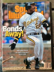 Barry Bonds AUTOGRAPHED Sports Illustrated 5/4/92 - Pirates Baseball - Picture 1 of 2