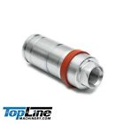1/2 (#8) SAE Thread Hydraulic Ag Female Coupler Push Pull Connect Under Pressure