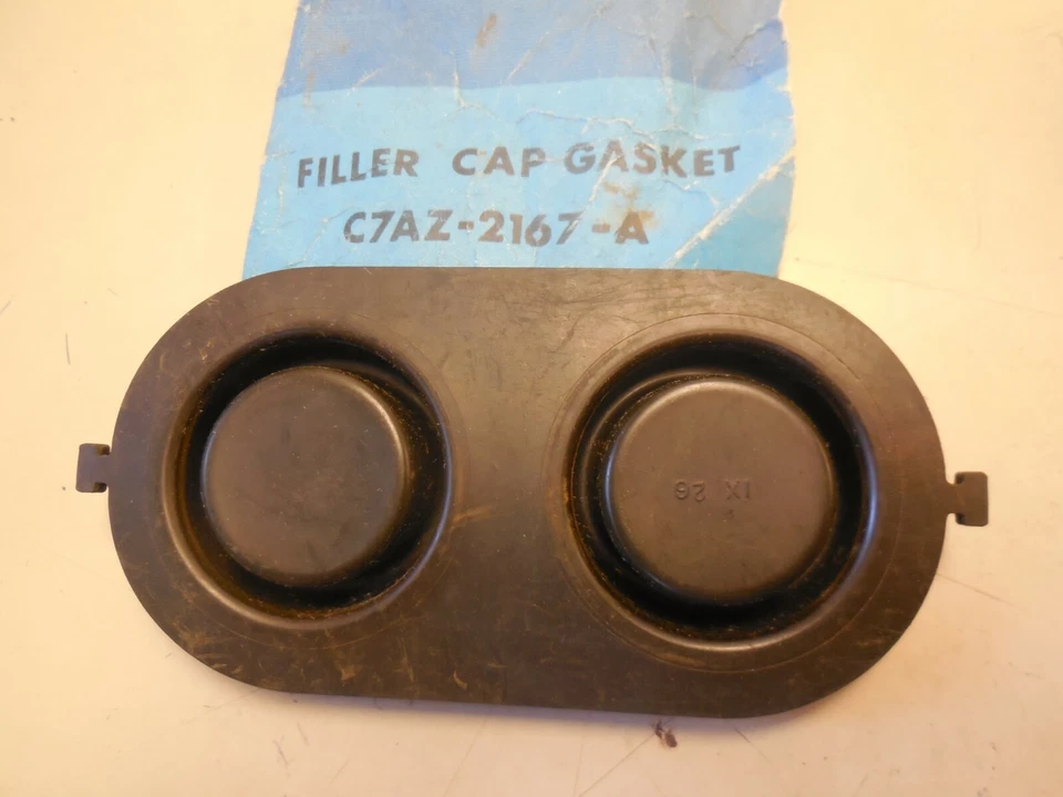 Junta de llenado de cilindro maestro de freno de tambor Ford Mustang 1967-1970 C7AZ-2167-A Foto 1 de 2