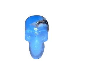 Blue Chalcedony Skull Crystal - Picture 1 of 13