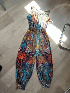 Rita Pfeffinger Overall Jumpsuit leuchtend bunt etwa Größe M-XL - Bild 1 von 5
