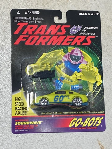 Hasbro Transformers 1994 G2 GoBots Decepticon Soundwave Brand New Factory Sealed Cover