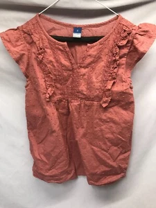 Kids Old Navy Rose Gold Color Top Girls Fashion Blouse Clothing Size M (6) - Picture 1 of 10