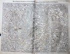 RHEIN ELSASS BREISGAU SCHWEIZ BASEL SCHWARZWALD COSMOGRAPHIE KARTE MÜNSTER 1569