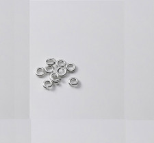 Sterling silver 925 Open Jump Rings Connectors 10pieces 22 gauge 4mm USA
