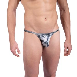 Olaf Benz men's underwear tanga brief slip low rise open sides silky RED 2310 - Picture 1 of 5