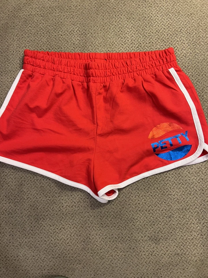 Womens Forever 21 Red Petty Sweat Shorts Small Cotton Soft New - Image 1 of 1