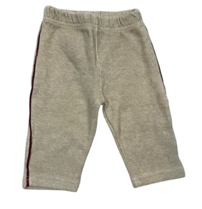 Jacadi Kids Cotton Elastic Waist Side Lining Beige Pull On Pants Size 6M / 67cm - Picture 1 of 4