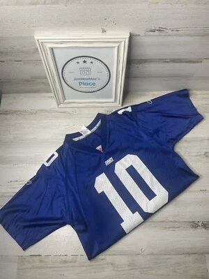 Футболка REEBOK On Field New York Giants Eli Manning молодежный размер: большая 14–16 б/у в отличном состоянии! - Изображение 1 из 4