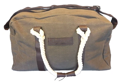 Bolso de Mano Tommy Bahama Asas de Cuerda con Cremallera Viaje Resistente Denim como Foto 1 de 4