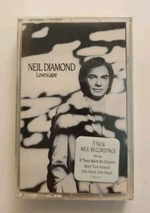 Neil Diamond - Lovescape Cassette SEALED Hype Sticker Columbia - Picture 1 of 5