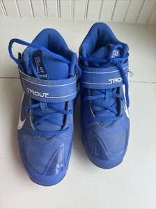 Nike Force Trout Keystone BG Baseball Cleats Blue CZ5910-414 Youth Size 5.5Y Use - Picture 1 of 8