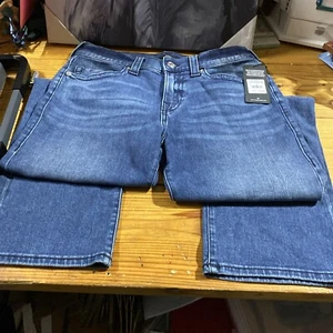 true religion jeans mens 107344 Ricky Sn Straight Jeans W 32 Inseam 32 - Picture 1 of 11