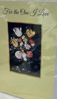 For The One I Love Anniversary Greeting Card - Image 1 of 2