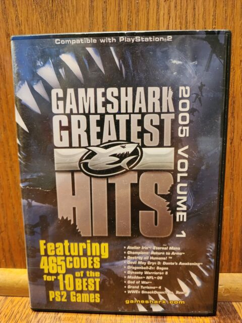 GameShark Game Codes for PlayStation 2 PS2 Version 5.3 - Disc Only 1d1