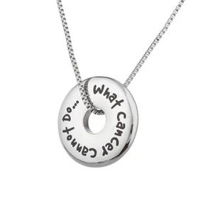 What Cancer Cannot Do...Cancer Awareness Survivor Necklace & Gifts For Women - Picture 1 of 3