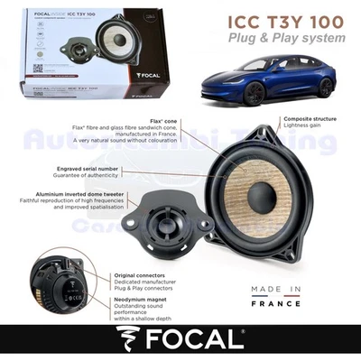 Altavoz Central Ant FOCAL Plug Y Play ICC T3Y 100 100W Para TESLA Model 3 - Imagen 1 de 4