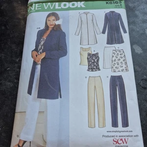 New Look K6163 Top And Trouser Sewing Pattern Size US 8-18 UNCUT - Picture 1 of 2
