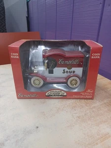Gearbox Die-Cast Model T Campbell's Soup Delivery Truck Coin Bank 1/24 Scale - Picture 1 of 4