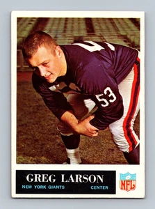 1965 Philadelphia #118 Greg Larson - Picture 1 of 2