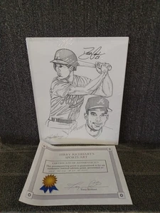 11 x 14 Dave Justice Print #47/2500 - Bild 1 von 3