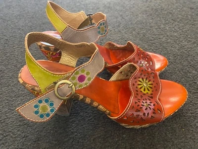 Spring Step L'Artiste NOEMI Wedge Heels Boho Pump Shoes Womens EUR 39 US 8.5 - Image 1 of 4