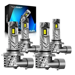 Novsight 9005 9006 LED Combo Headlight Bulbs High Low Beam Kit Extremely White - Picture 1 of 18