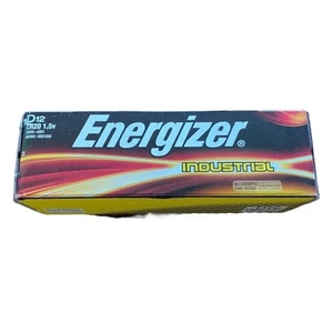 Energizer D Set of 12 Energizer D Industrial Alkaline Batteries NEW - Picture 1 of 2