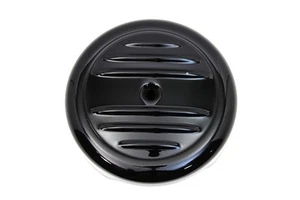 8 inch Black Stripe Air Cleaner Cover fits Harley Davidson - Picture 1 of 4