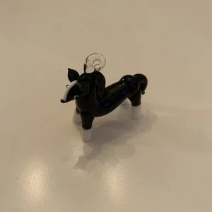 Miniatur Glas Pferd Weihnachten Ornament/Schmuckstück NEU in Box - Bild 1 von 7