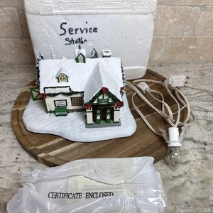 Hawthorne Village John Deere Service Station COA Light Tested Works - Picture 1 of 20