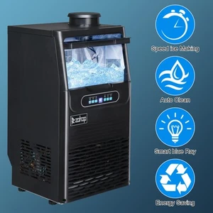 Commercial Ice Maker Machine, 70lbs/24H Under Counter ice Machine Freestanding - Picture 1 of 14