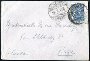 ROMANIA 1928 King Michael @ BUCURESTI to Den HAAG NL. - Picture 1 of 2