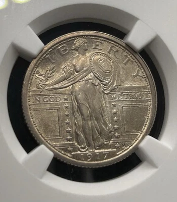 1917 Standing Liberty Quarter Type 1 - NGC MS63 FH - Image 1 of 4