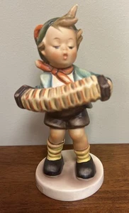Goebel Hummel Accordion Boy #185~Signed/Dated~5 1/4" ~ W. Germany (L-151) - Picture 1 of 6