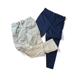 🔥 Conjunto de 2 Pantalones de Carga Chinos Vestido Polo Ralph Lauren Niño Pequeño Talla 4T 🔥 - Imagen 1 de 3
