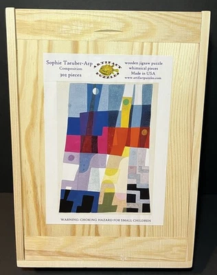 Artifact Wooden Jigsaw Puzzles "Composition" - 302 Pieces - Complete - Image 1 of 4